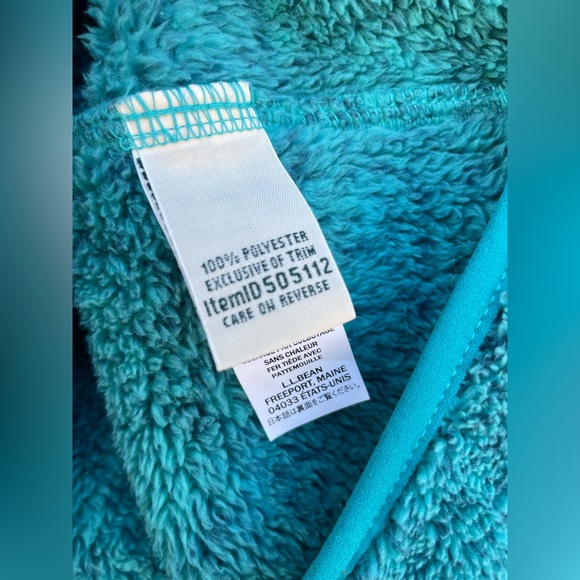 LL Bean Quarter Snap Fleece Pullover Jacket, Size S - Picture 8 of 9